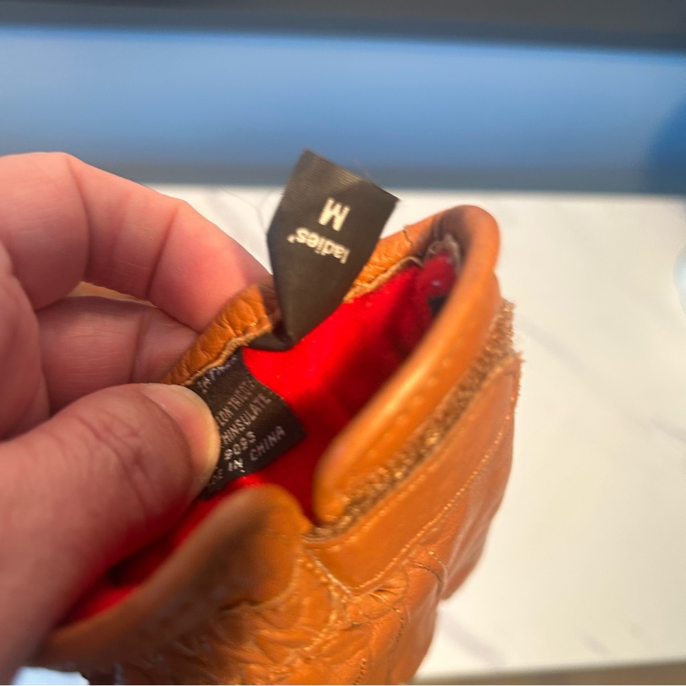 Leaf 3/$15 Eddie Bauer Leather Gloves - Picture 7 of 14